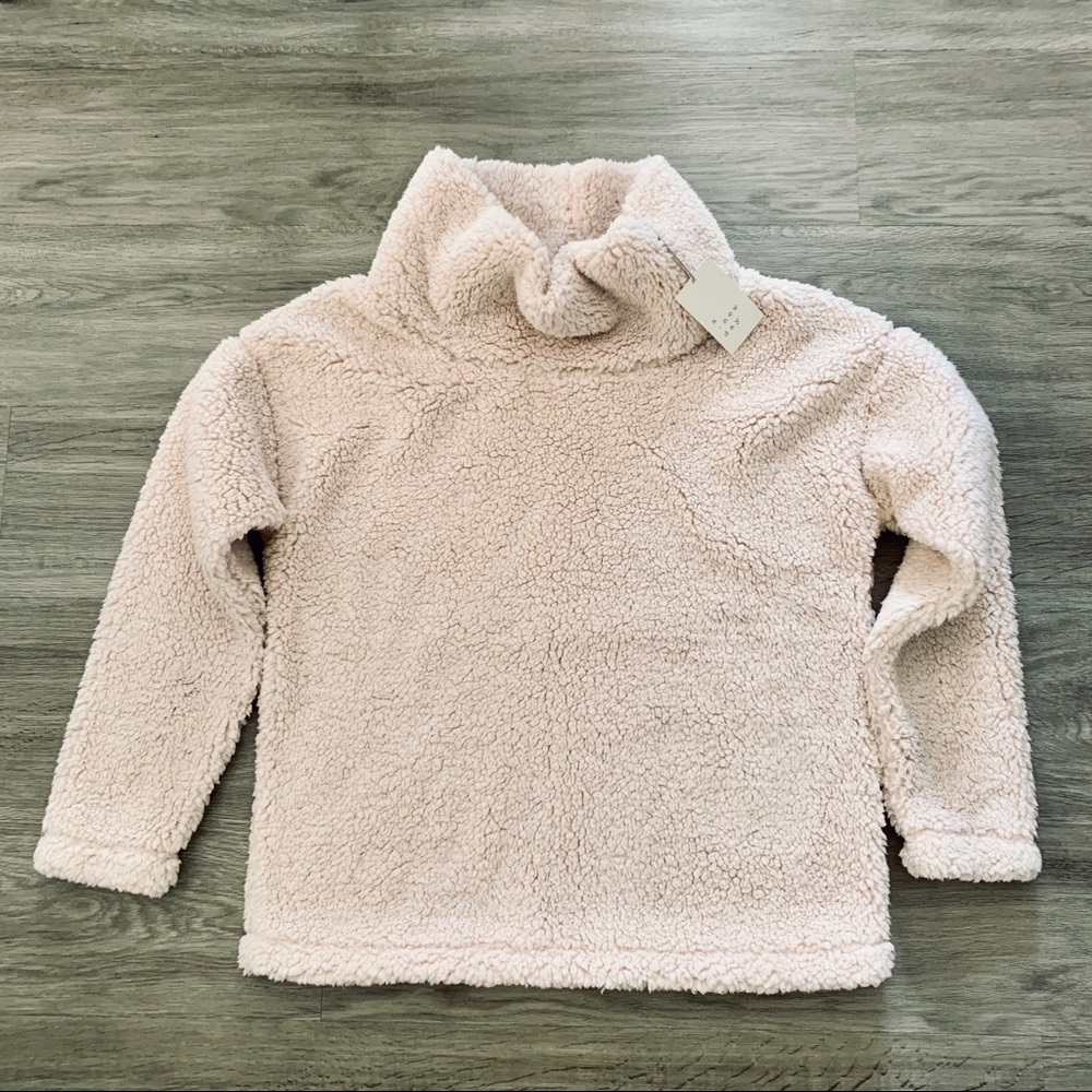 Sherpa Sweater - Light Pink - A NEW DAY - NWT ✨